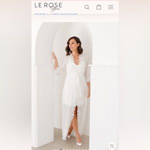 Le Rose Bridal Robe